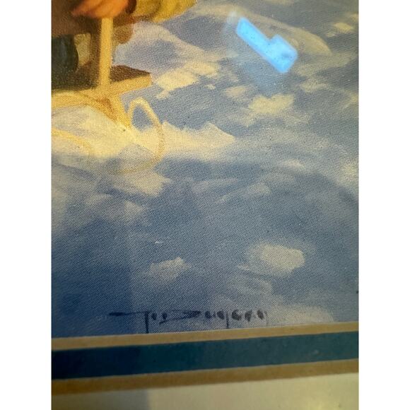 Robert Duncan- Cold Hands -Art Print 18" x 16" 1990 Farm - Picture 3 of 6